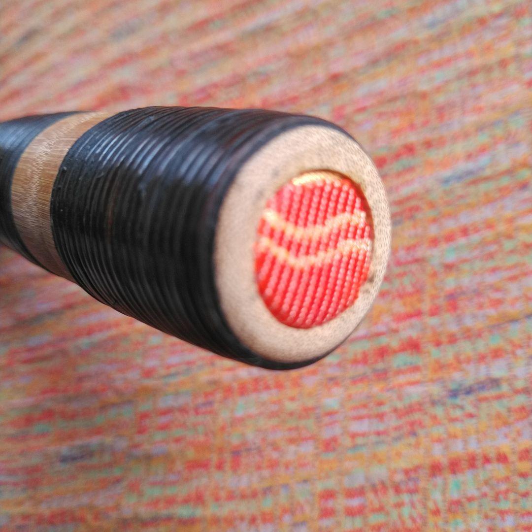 雅楽　龍笛　藤巻　本管　天然煤竹　八ッ割り管