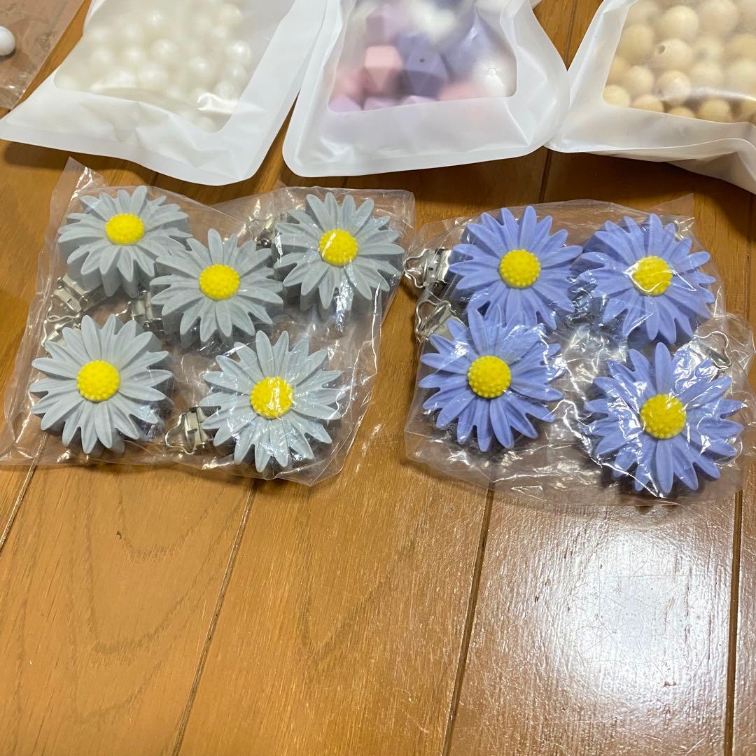 ハンドメイド　素材　ブナ　シリコン　歯固め