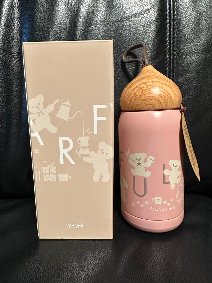 タリーズ　ステンレスボトル　ベアフル　どんぐり　タンブラー