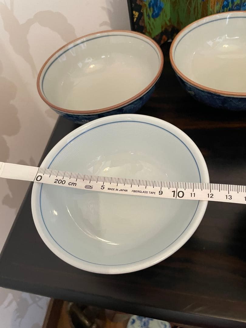 作家物　有田焼　清秀作　和風デザイン 飯碗 7個セット　お茶碗　まとめ売り