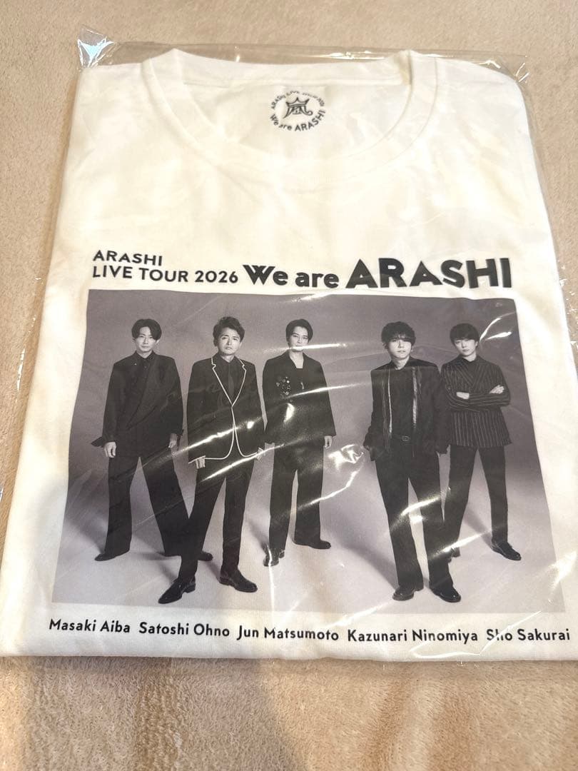 嵐 LIVE TOUR 2026 We are ARASHI Tシャツ 未開封