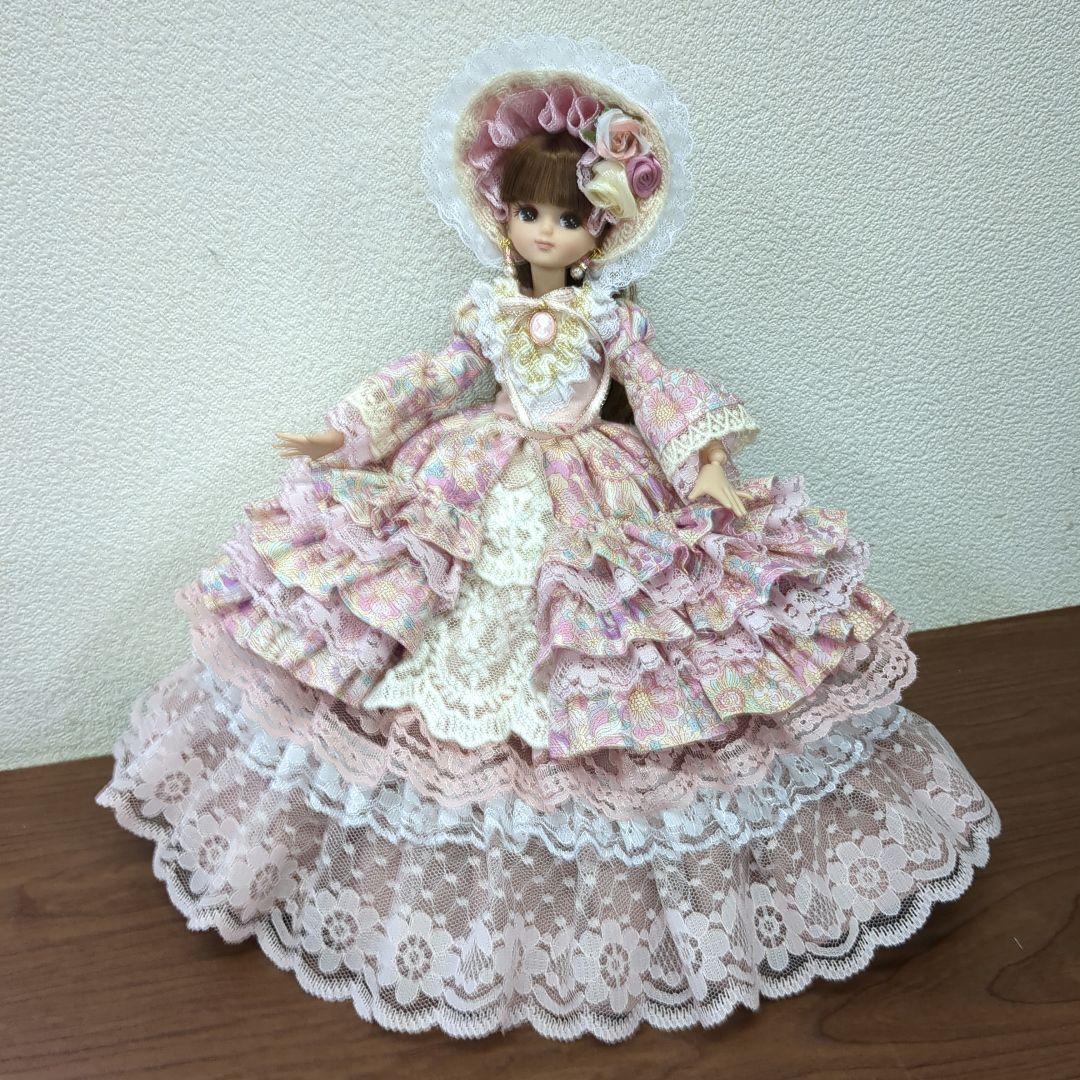 S*h様 リカちゃんハンドメイド服　ピンクのドレス