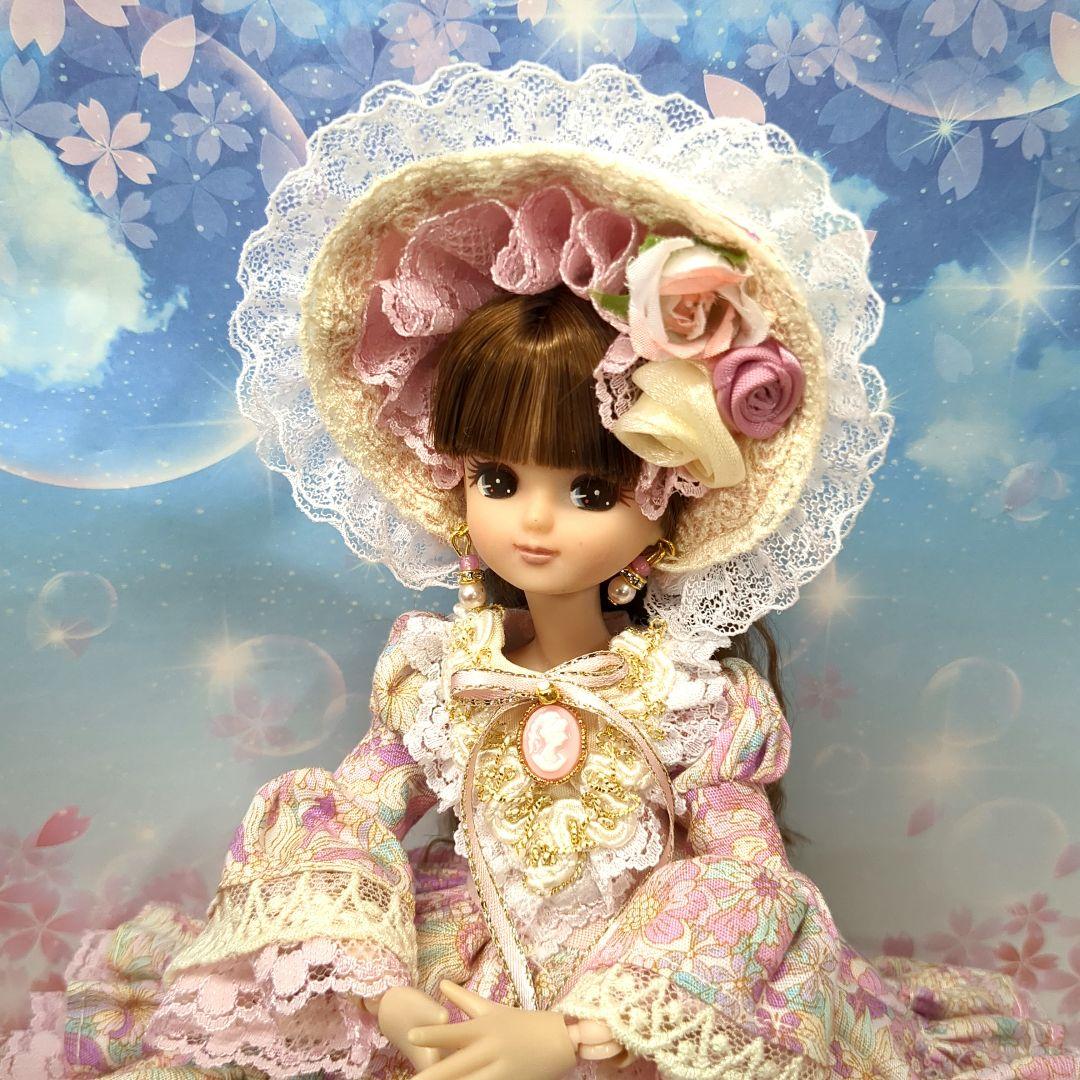 S*h様 リカちゃんハンドメイド服　ピンクのドレス
