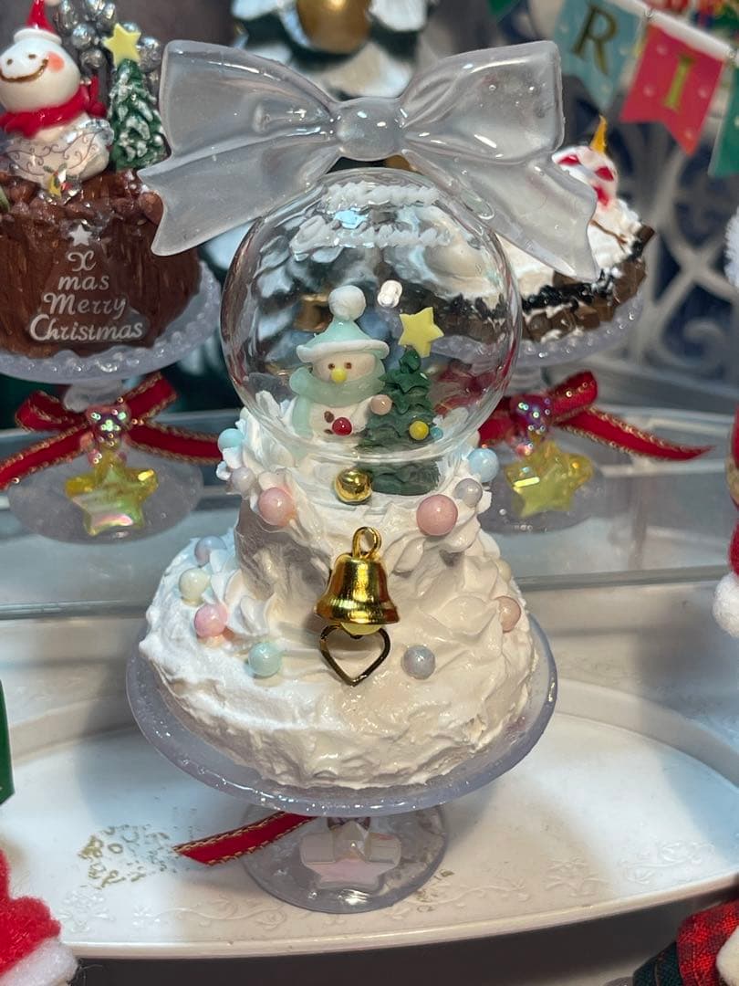 クリスマスホールケーキふたりはともだち