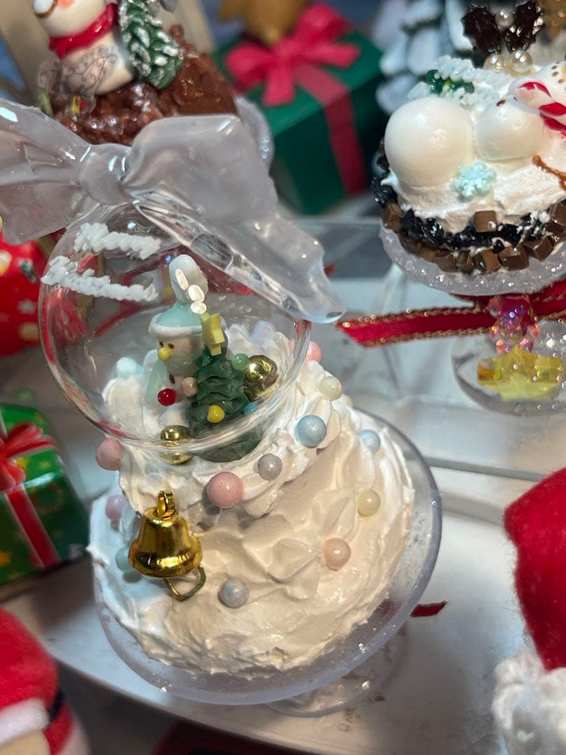 クリスマスホールケーキふたりはともだち