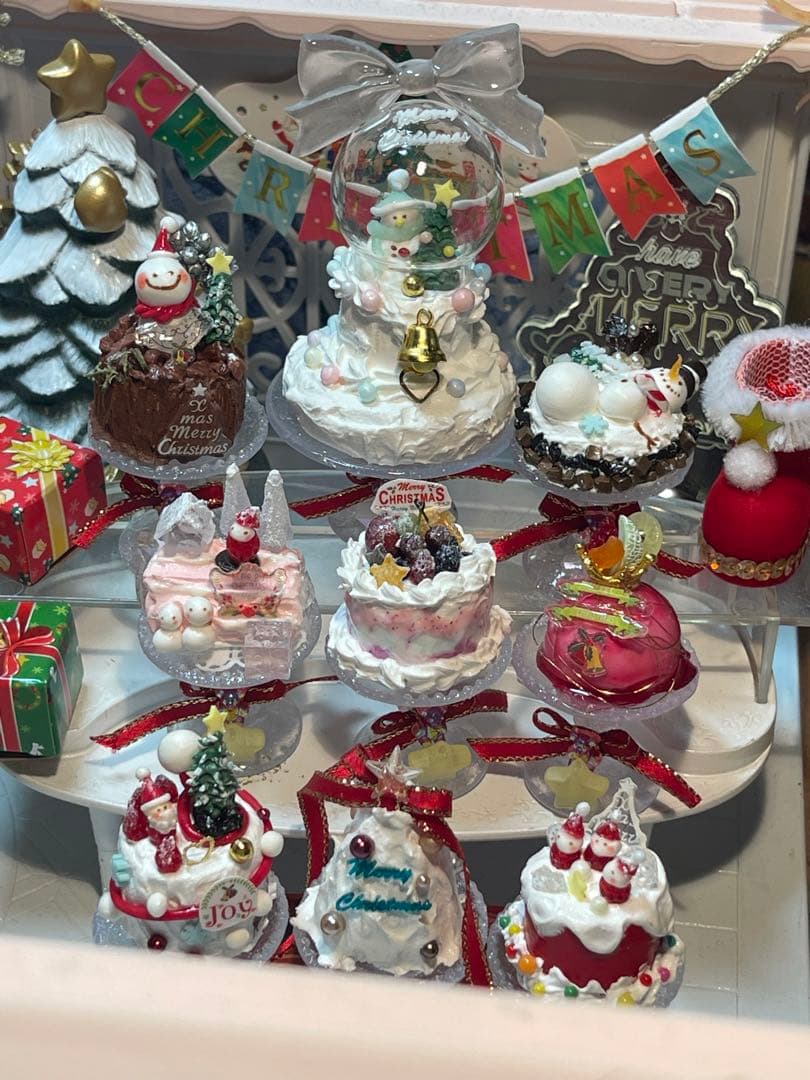 クリスマスホールケーキふたりはともだち