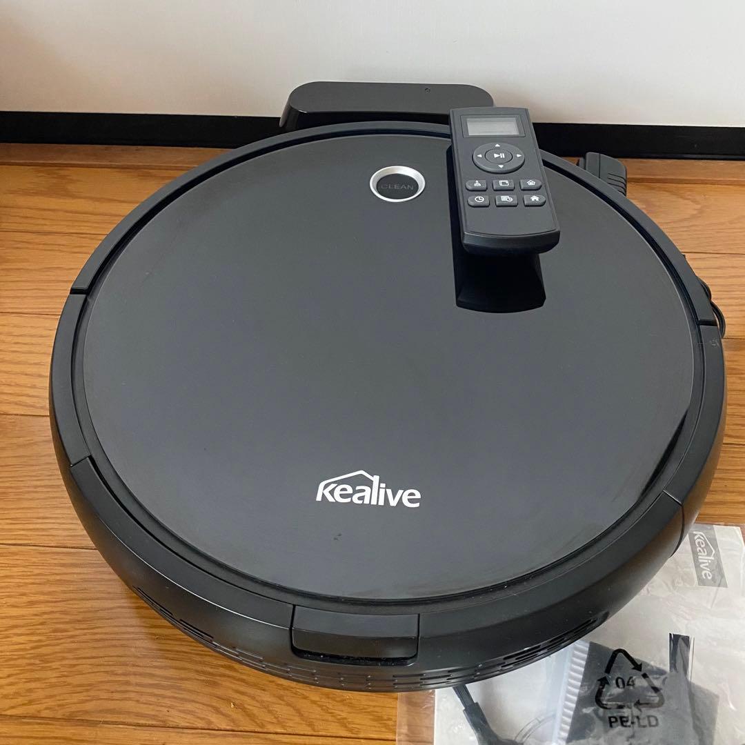 新品Kealive ロボット掃除機本体付属品付きブラックルンバ便利家電新生活