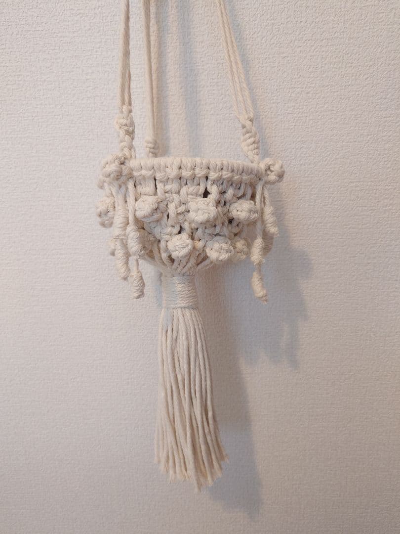 マクラメ3点セット　プラントハンガーor小物入れ