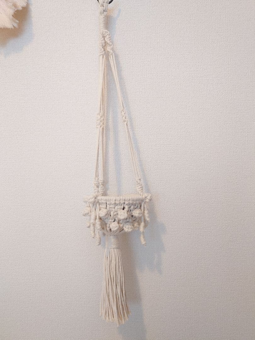 マクラメ3点セット　プラントハンガーor小物入れ