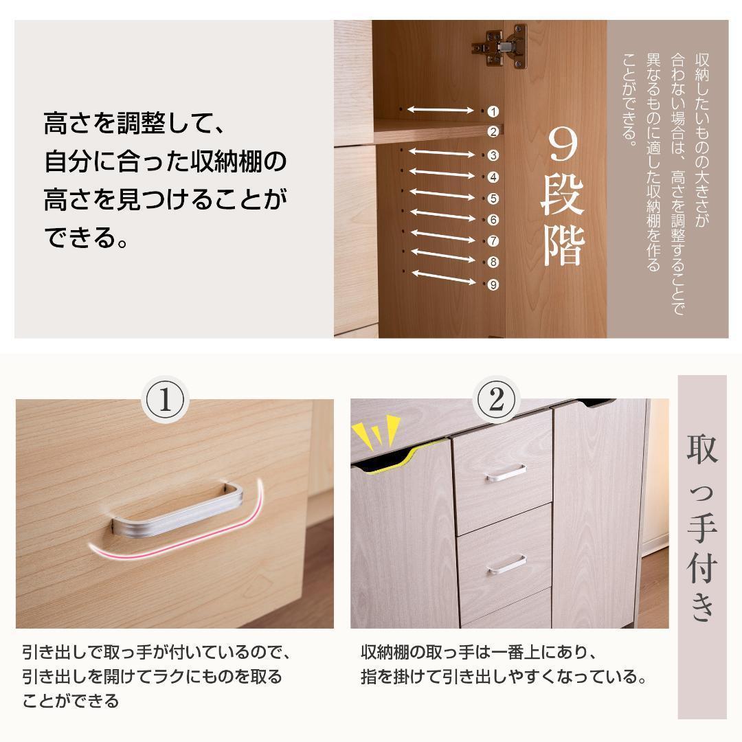 【ホワイト】学習机デスクパソコンデスク勉強机折り畳み天板引き出pcデスク