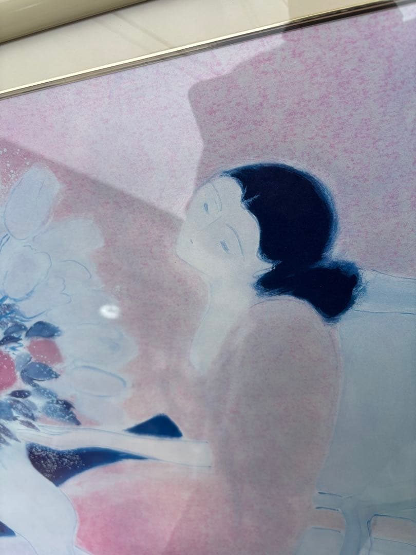 絵画　大　アンドレ・ブラジリエ（André Brasilier）バラ色の夢 名画