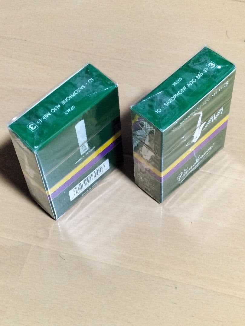 Vandoren Java アルトサックスリード 3 （旧箱）・2パック