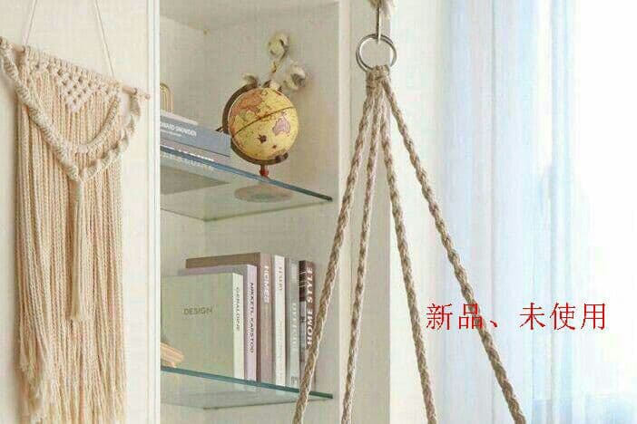 新品 北欧風 綿ロープ フリンジ クレードルチェア