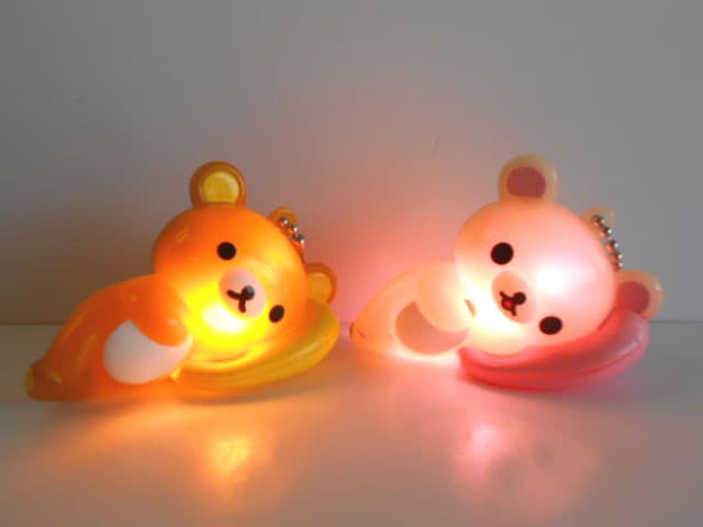 ♯Ivm20HZリラックマだららんライトキーチェーン3全6種