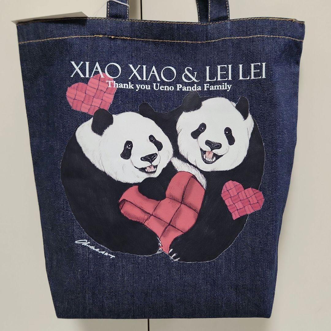 トートバッグ　シャオシャオ　レイレイ　クリスタルアート　上野松坂屋　上野動物園