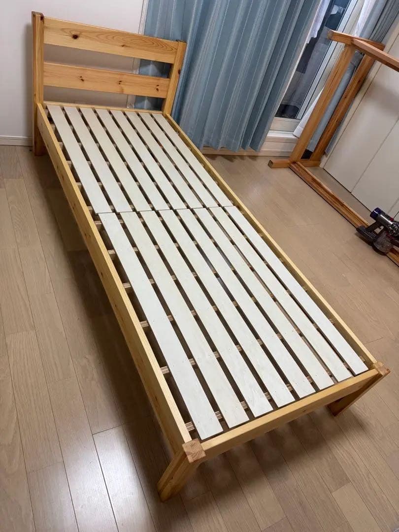 無印良品　バイン材　ベッドフレーム　スモール　木材