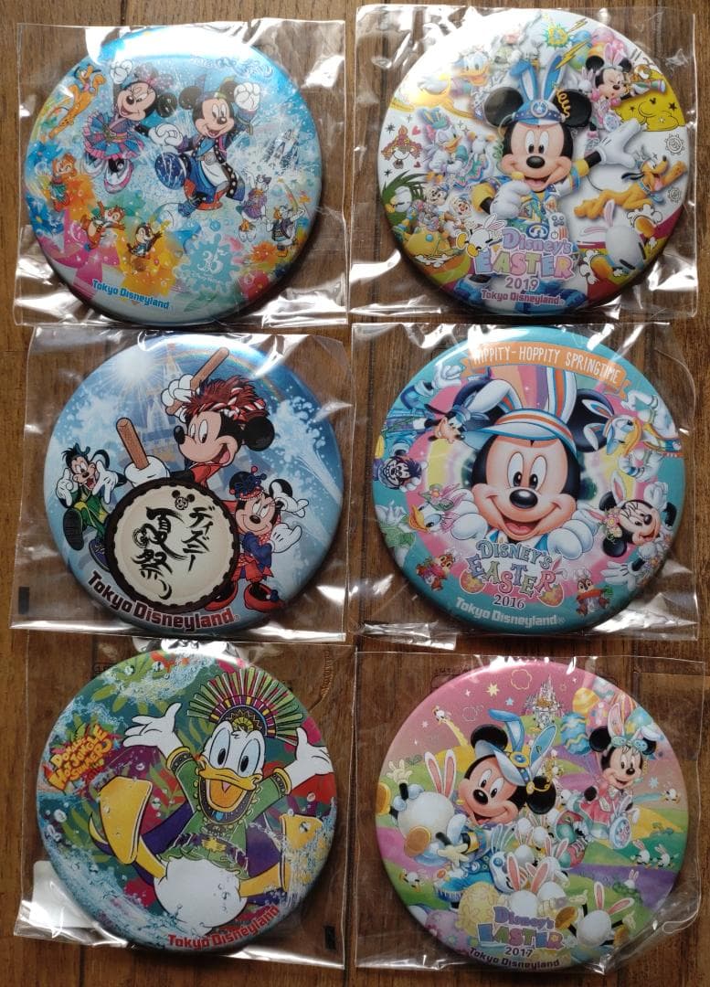 東京ディズニーリゾート公式缶バッチ　５０品