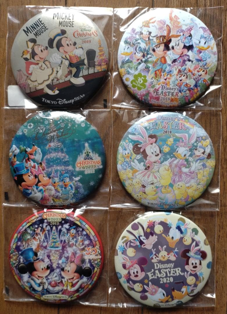東京ディズニーリゾート公式缶バッチ　５０品
