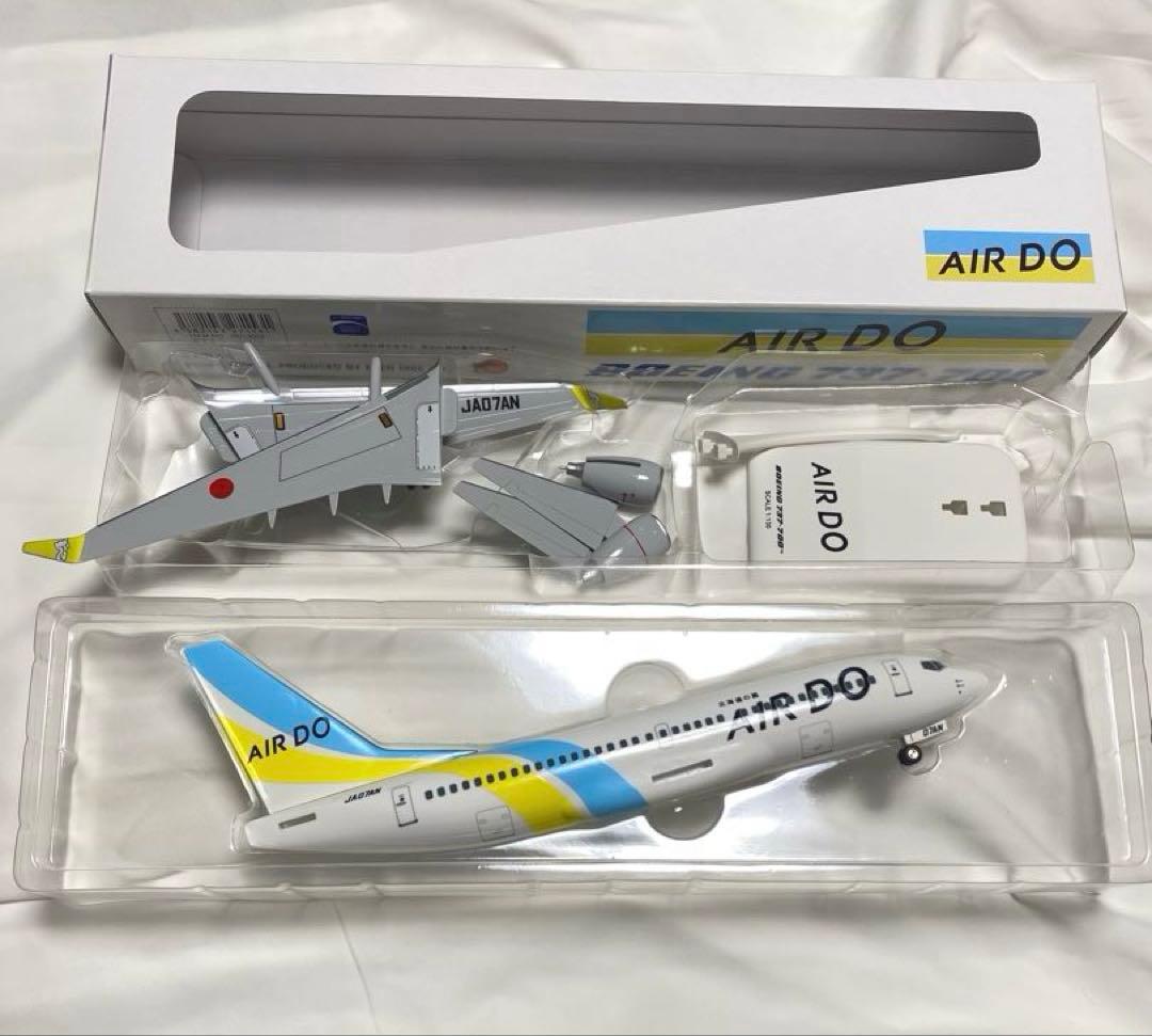 【ほぼ新品】AIRDO エアドゥ　ベアドゥ　B737-700 模型　1/130