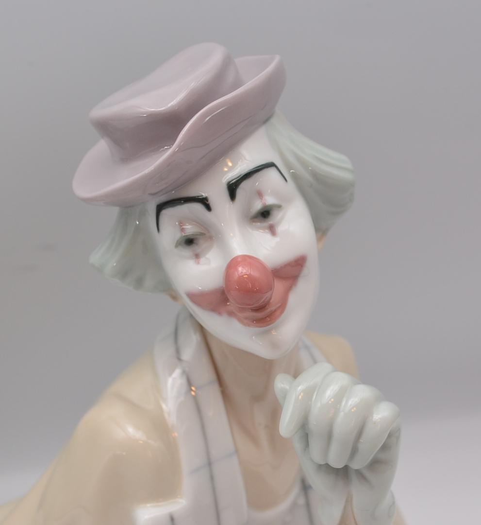 横たわるピエロ／悲しきサックスNo.2　リヤドロ　２体おまとめ　ご成約済み