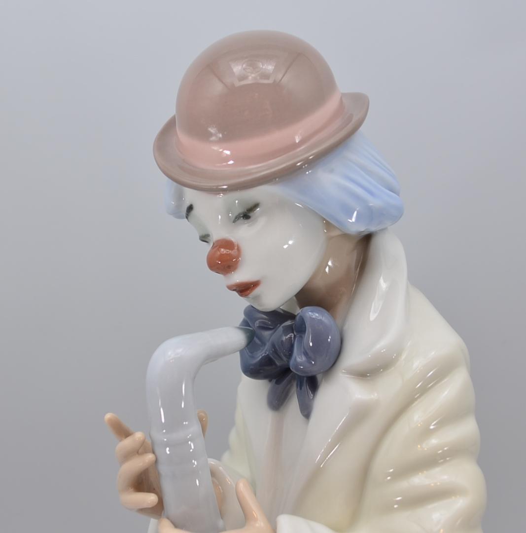 横たわるピエロ／悲しきサックスNo.2　リヤドロ　２体おまとめ　ご成約済み