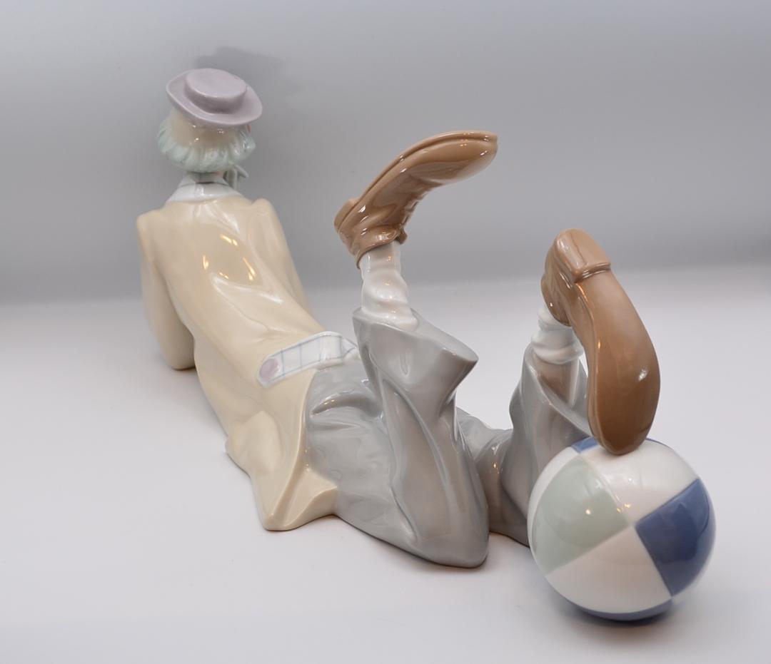 横たわるピエロ／悲しきサックスNo.2　リヤドロ　２体おまとめ　ご成約済み