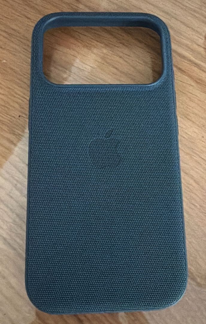 Apple純正　iPhone 17Pro テックウーブン　ケース　ブルー