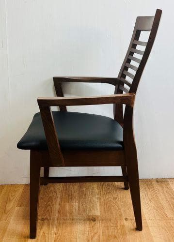 Ｊ【中古品】ニトリ ダイニングチェア ロレイン2 肘付き