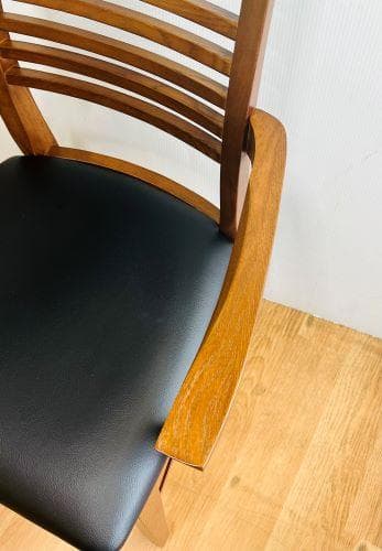 Ｊ【中古品】ニトリ ダイニングチェア ロレイン2 肘付き