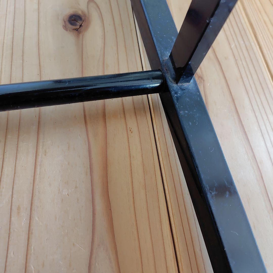 昭和レトロ アンティーク アイアンフレーム スタンドミラー 姿見 黒