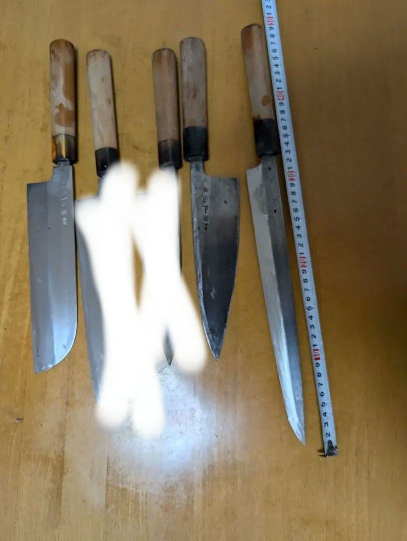 正本総本店丸秀　正本他築地正本　 本焼き柳刃他3本セット