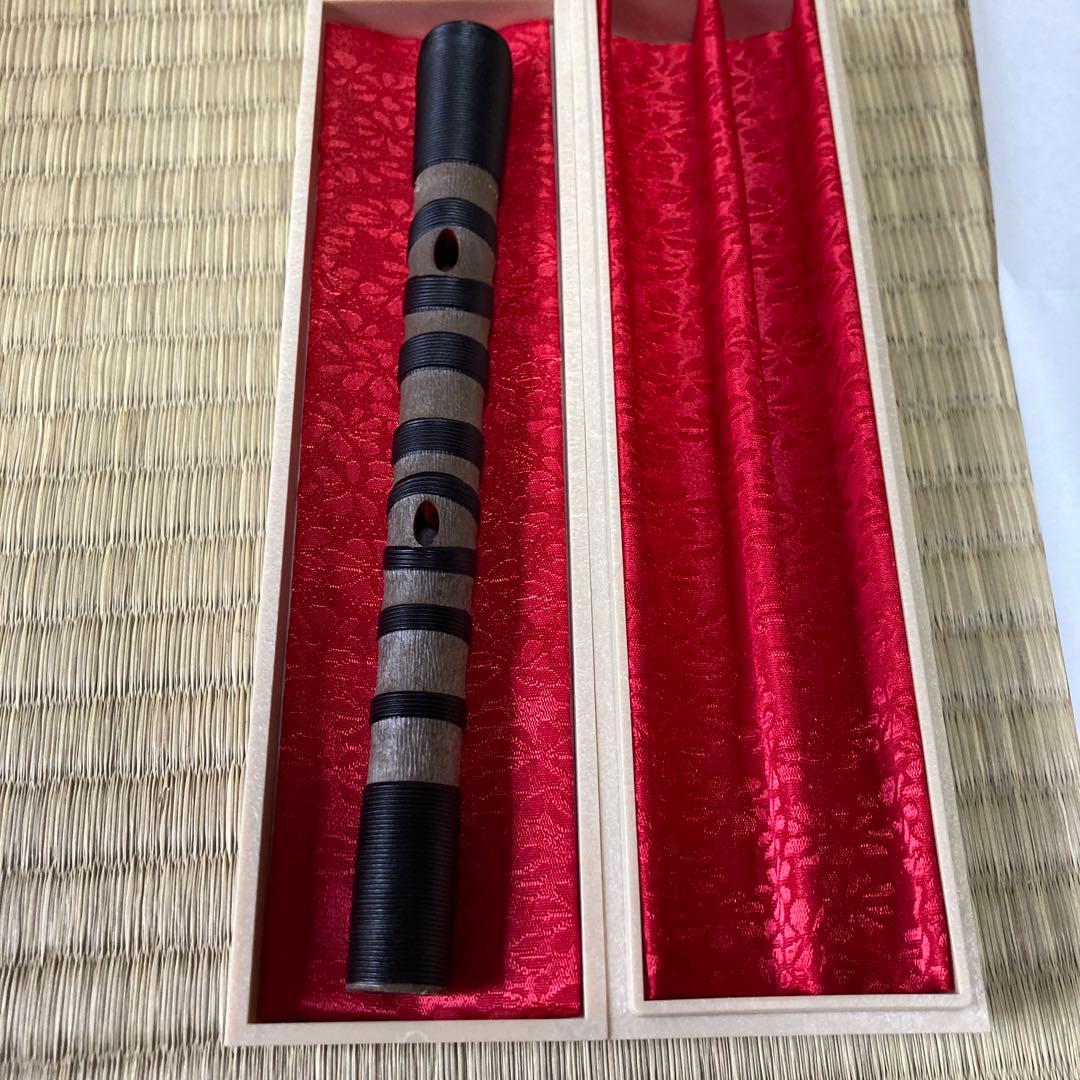 篳篥ひちりき 樹脂製　プラスチック管　すぐ鳴る盧舌ろぜつ付　専用ケース　雅楽⑧