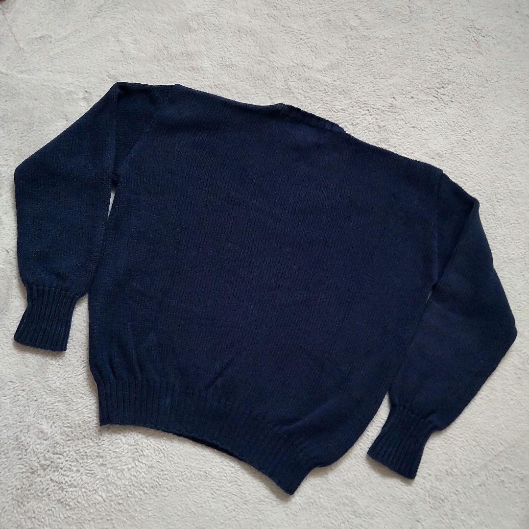 ラルフローレン ポロスポーツ コットン ニット クルーネック ネイビー 紺