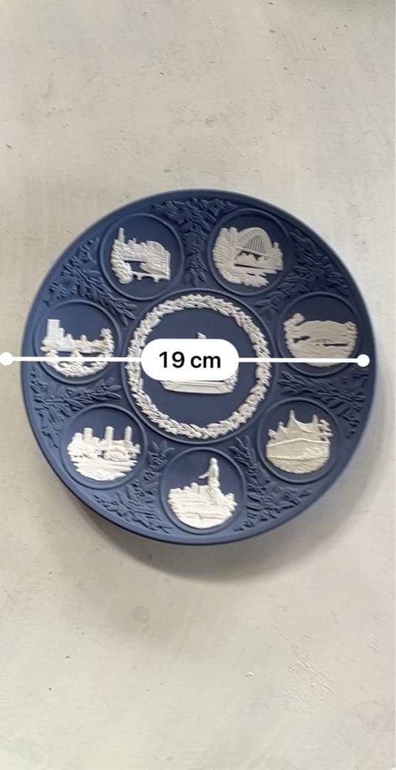 【】　限定品　ポートランドブルーオーストラリア首都プレート