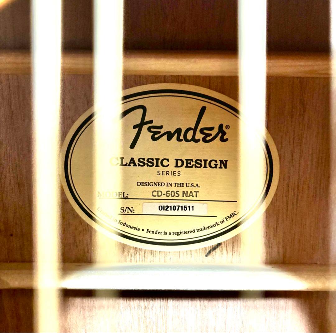 Fender CD-60S NAT フェンダー アコースティックギター