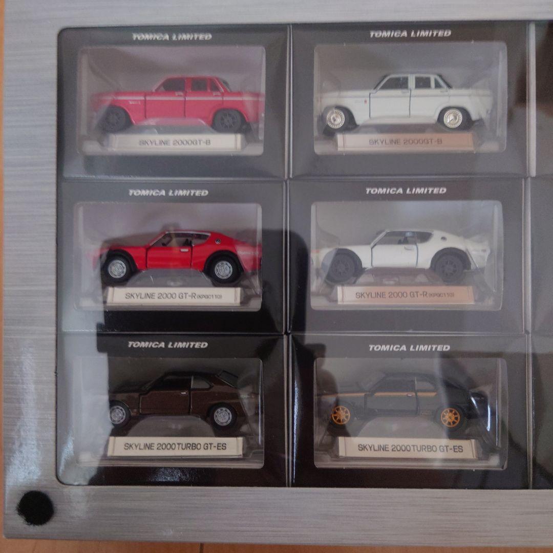 ミニカー TOMICA NISSAN SKYLINE 12 MODELS