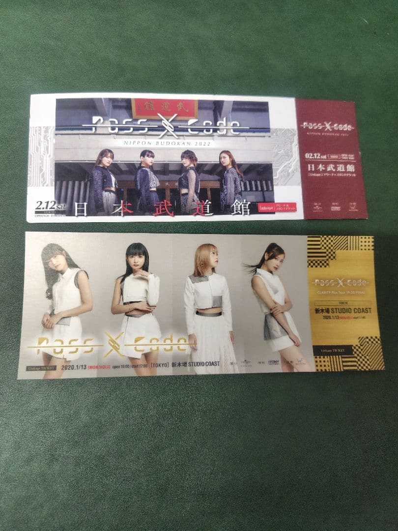 【激レア】PassCode VIPパス2種・武道館等ピクチケ11枚豪華まとめ売り