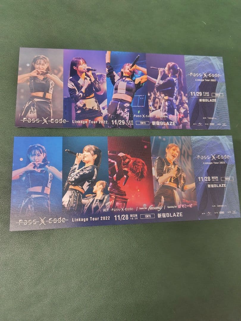 【激レア】PassCode VIPパス2種・武道館等ピクチケ11枚豪華まとめ売り