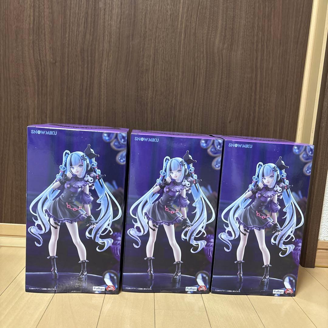 初音ミク 雪ミクxクロミ Trio-Try-iT フィギュア　3個セット