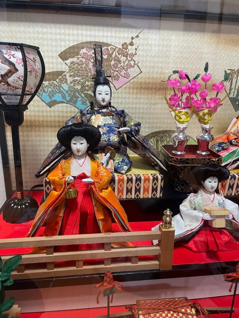 雛人形　ケース入り　オルゴール付き　久月