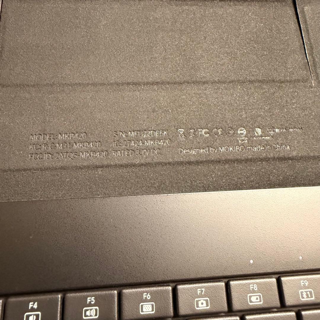 mokibo Bluetoothキーボード 黒