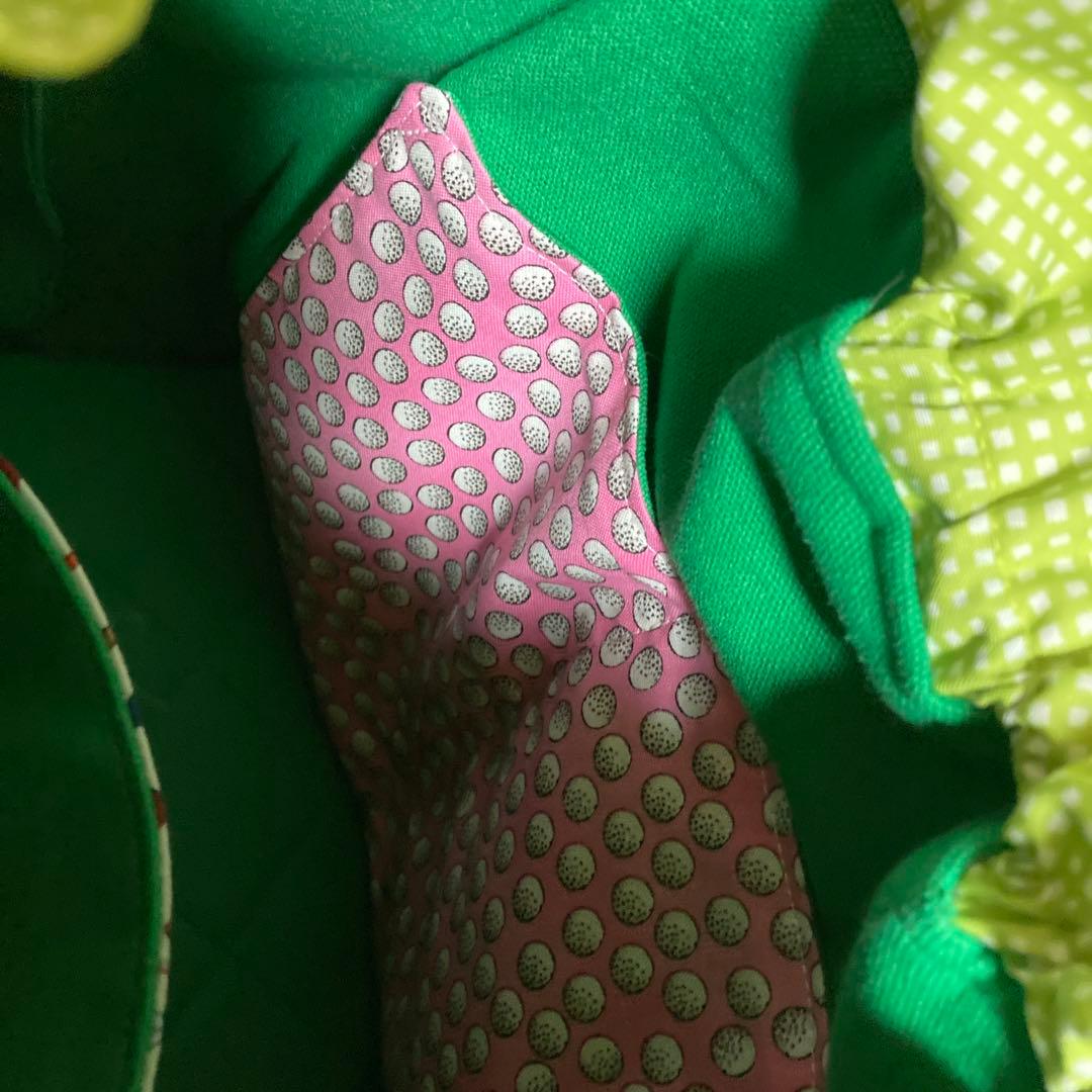 専用❤︎ぷっくり巾着バッグbig❤︎フリルトートバッグbig❤︎チャーム