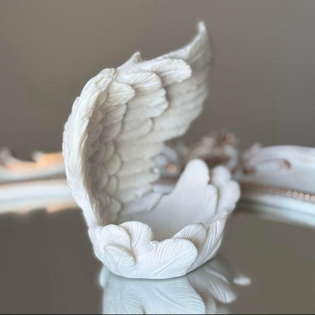 ラスト1個‼️ 天使の羽 台座 スフィア さざれ入れ アクセサリー置き