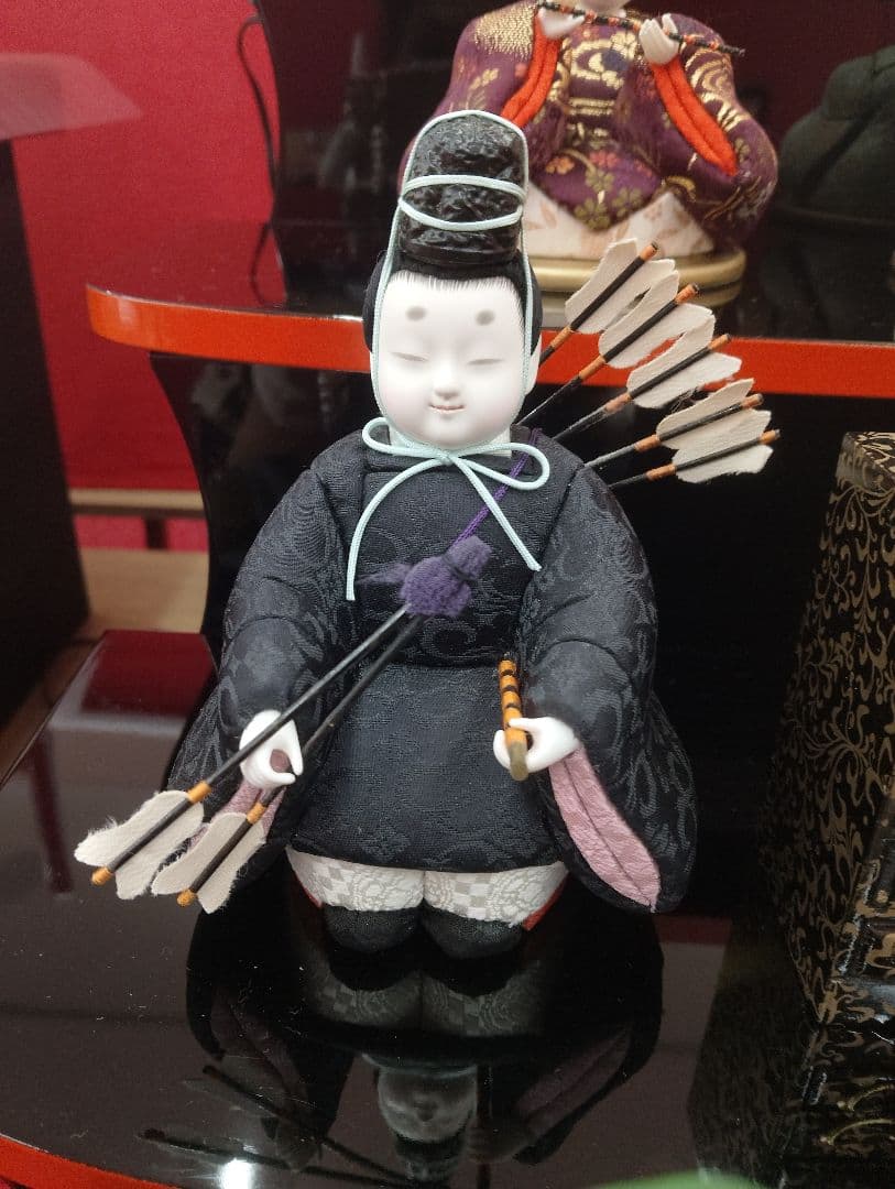 真多呂人形オリジナル五段飾り　雛人形 コンパクト 木目込人形 十五人飾 真多呂作