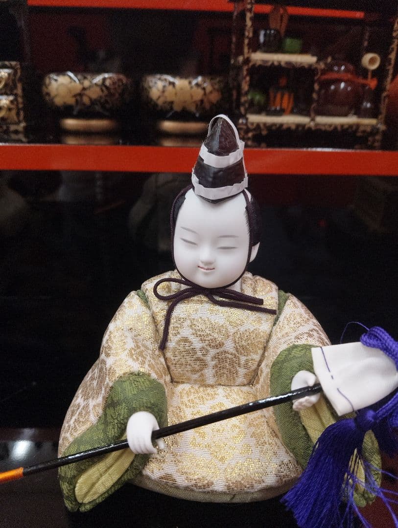 真多呂人形オリジナル五段飾り　雛人形 コンパクト 木目込人形 十五人飾 真多呂作