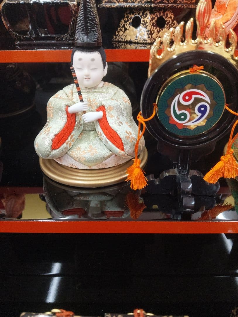 真多呂人形オリジナル五段飾り　雛人形 コンパクト 木目込人形 十五人飾 真多呂作