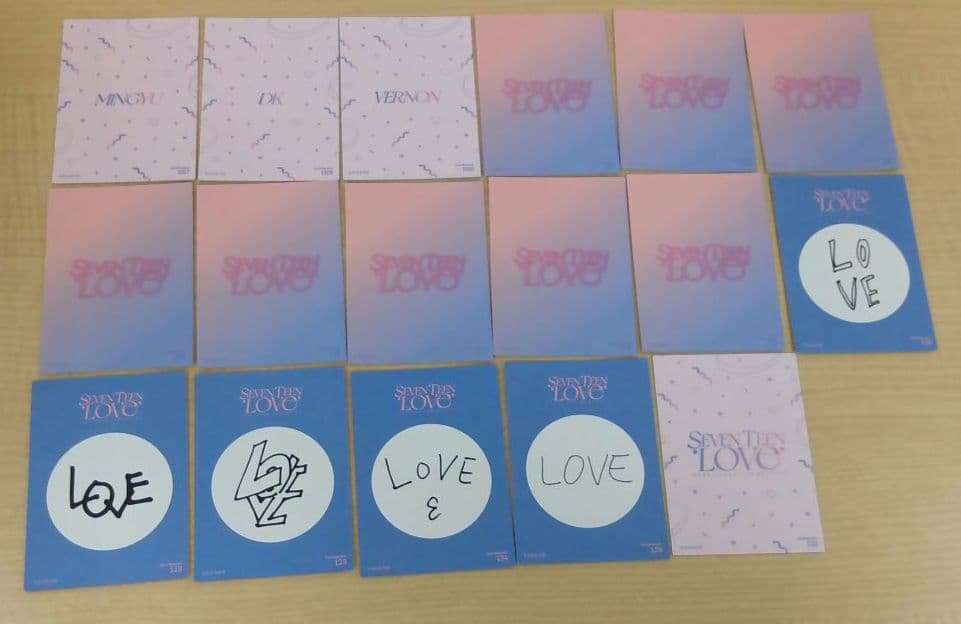 ❶ SEVENTEEN 2023 ファンミ ペンミ LOVE トレカ 65枚