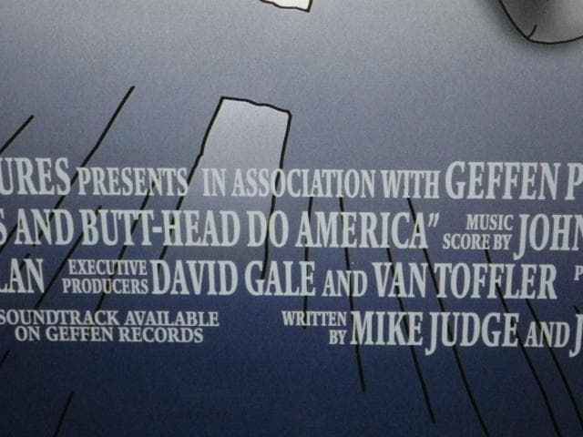 90'S★ビーバス&バットヘッド★ポスター★25★MTV★ビンテージ★USA雑貨