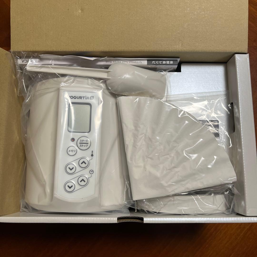 【新品未使用】ヨーグルティアS ガラス容器YS-02GW 特別セット