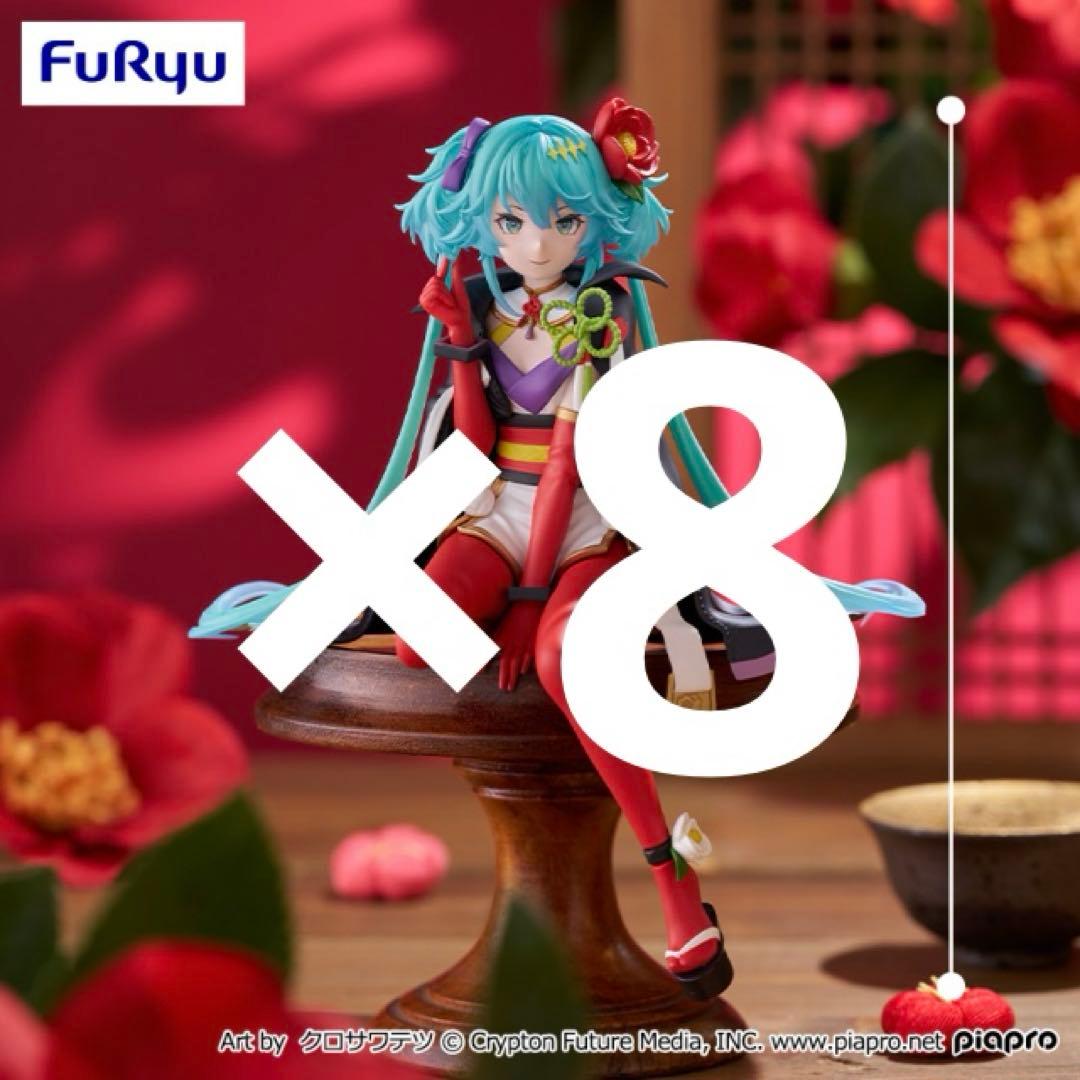 初音ミク　ぬーどるストッパーフィギュア Flower Fairy 椿　8個